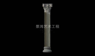 grc歐式構件圓形柱羅馬柱