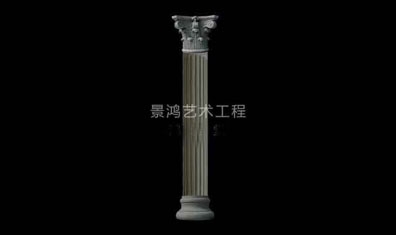 grc水泥歐式構件光面型羅馬柱