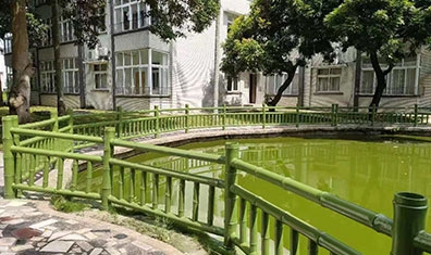 仿竹護欄