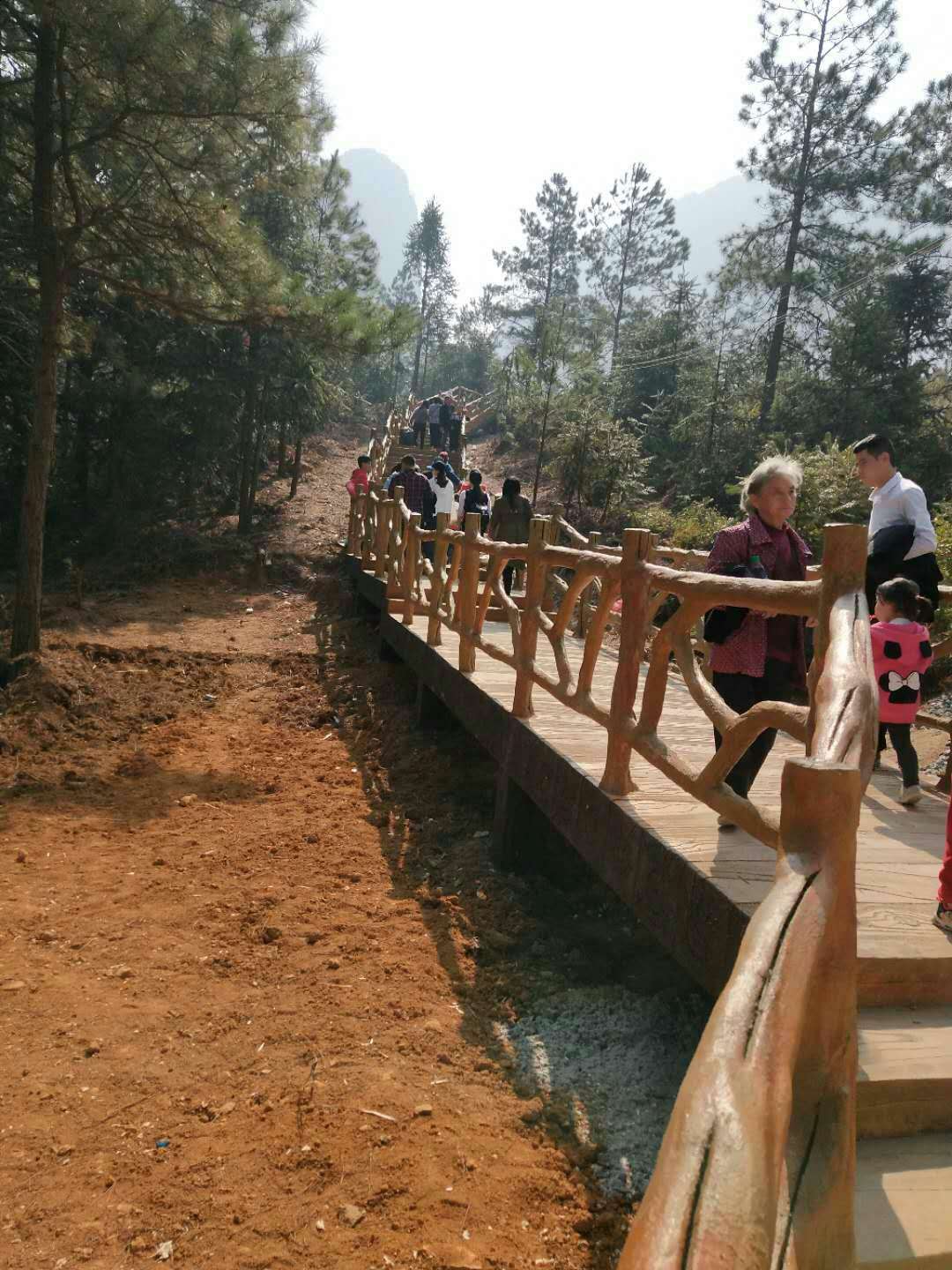 景區(qū)仿枯藤護欄